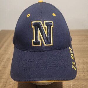 Us Navy 1775 Blue Gold US Hat Cap Adjustable Embroidered Strap Back